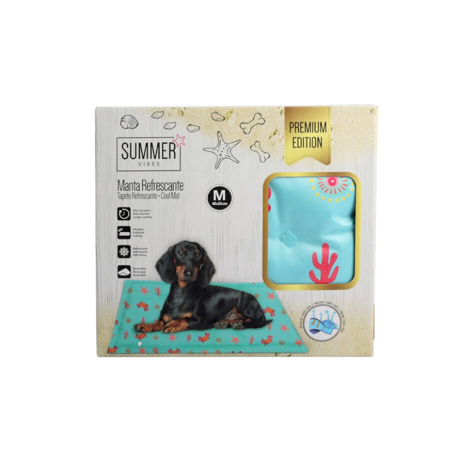 Summer Vibes Cool Mat Premium Manta Refrescante para cães e gatos, , large image number null